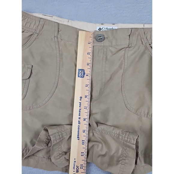 Columbia Cargo Shorts Women's Medium Brown 3.5" Inseam Hiking Outdoor Casual - Picture 4 of 7